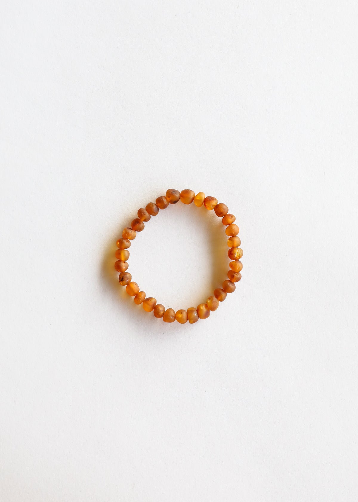Raw Cognac Baltic Amber || Adult Bracelet