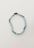 Amazonite + Aquamarine + Fluorite || Gemstone Necklace