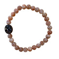 Sunstone Bracelet Round Beads 2 Sizes