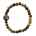 Tiger Eye Bracelet Round Beads 2 Sizes